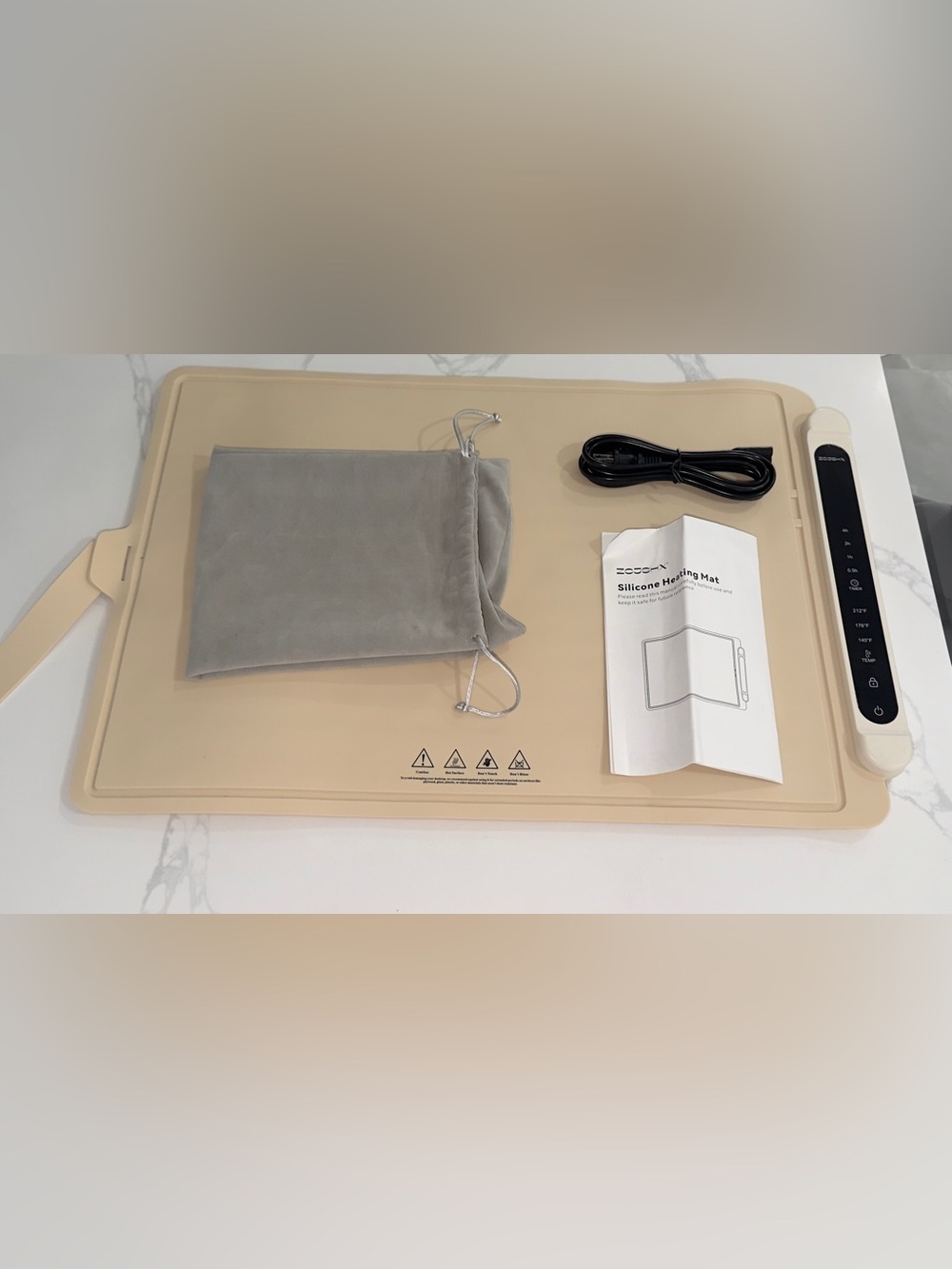 ZOOSHX Electric Silicone Food Warming Mat